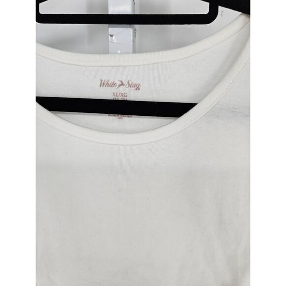 White Stag Womens Sz XL (16-18) Tank Top Cotton Solid White - Picture 2 of 3